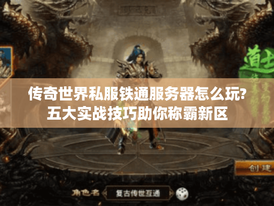 传奇世界私服铁通服务器怎么玩?五大实战技巧助你称霸新区