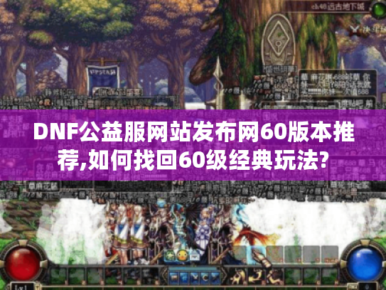 DNF公益服网站发布网60版本推荐,如何找回60级经典玩法?
