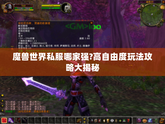 魔兽世界私服哪家强?高自由度玩法攻略大揭秘