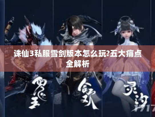 诛仙3私服雪剑版本怎么玩?五大痛点全解析