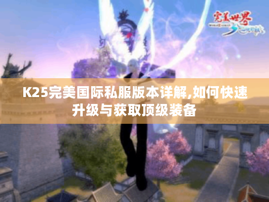 K25完美国际私服版本详解,如何快速升级与获取顶级装备