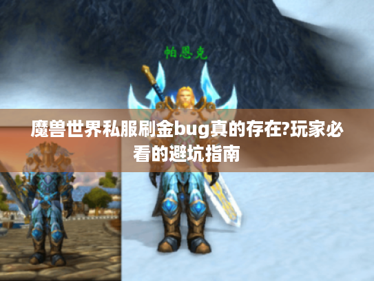 魔兽世界私服刷金bug真的存在?玩家必看的避坑指南