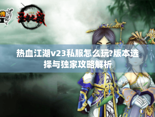 热血江湖v23私服怎么玩?版本选择与独家攻略解析