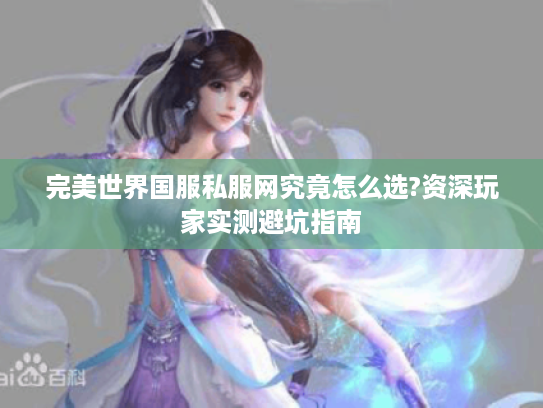 完美世界国服私服网究竟怎么选?资深玩家实测避坑指南