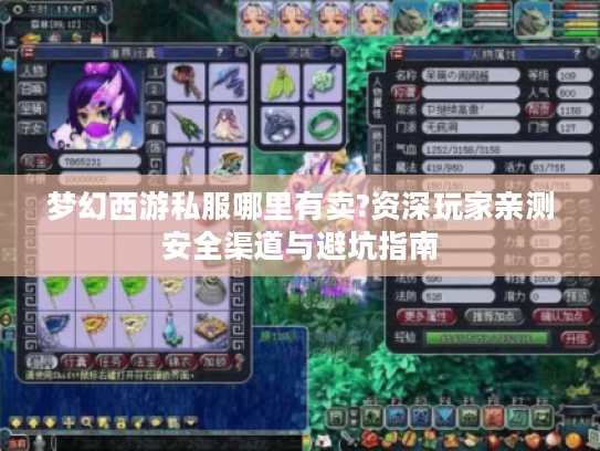 梦幻西游私服哪里有卖?资深玩家亲测安全渠道与避坑指南