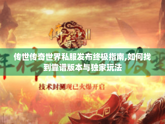 传世传奇世界私服发布终极指南,如何找到靠谱版本与独家玩法