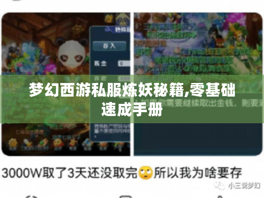 梦幻西游私服炼妖秘籍,零基础速成手册