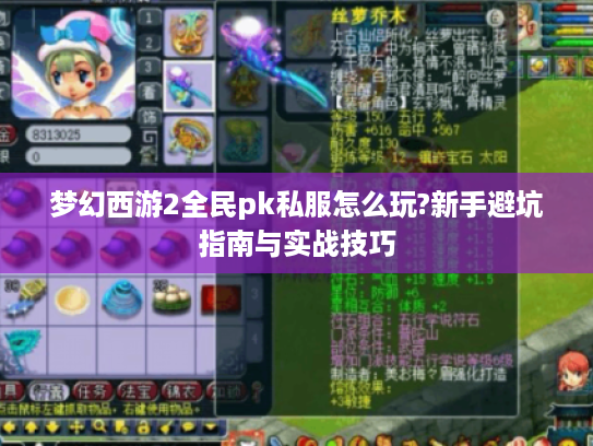 梦幻西游2全民pk私服怎么玩?新手避坑指南与实战技巧 梦幻西游2全民pk私服怎么玩?新手避坑指南与实战技巧