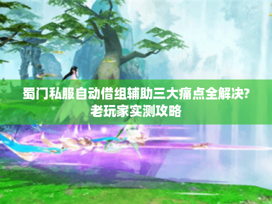 蜀门私服自动借组辅助三大痛点全解决?老玩家实测攻略