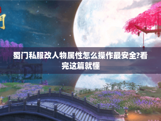 蜀门私服改人物属性怎么操作最安全?看完这篇就懂