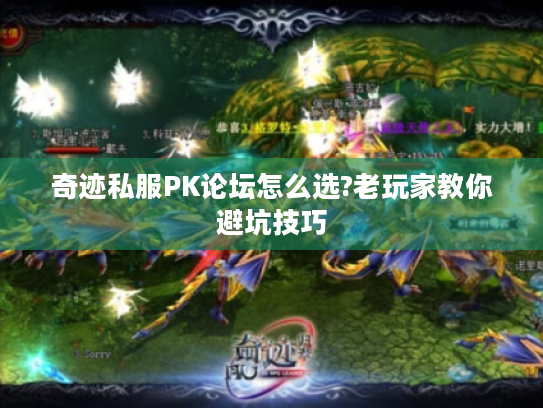 奇迹私服PK论坛怎么选?老玩家教你避坑技巧