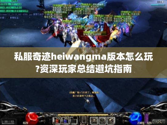 私服奇迹heiwangma版本怎么玩?资深玩家总结避坑指南
