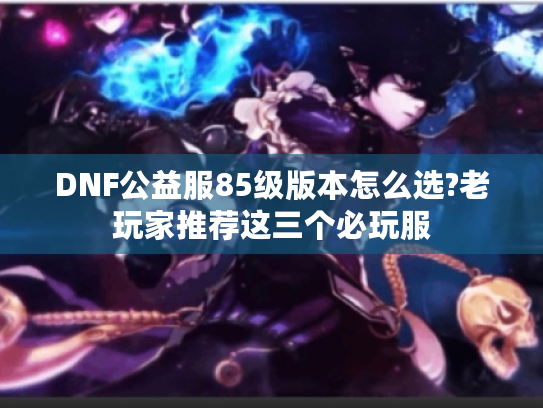 DNF公益服85级版本怎么选?老玩家推荐这三个必玩服