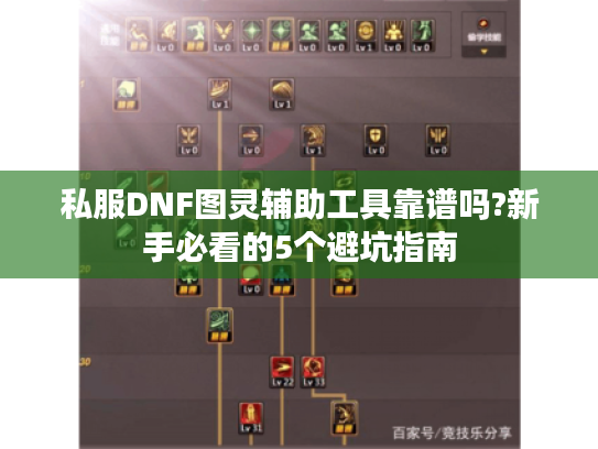 私服DNF图灵辅助工具靠谱吗?新手必看的5个避坑指南