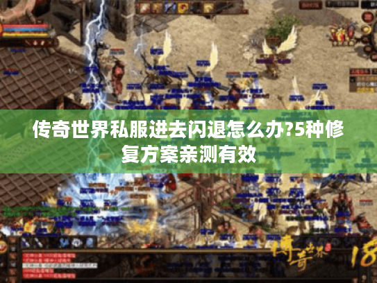 传奇世界私服进去闪退怎么办?5种修复方案亲测有效