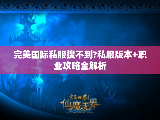 完美国际私服搜不到?私服版本+职业攻略全解析