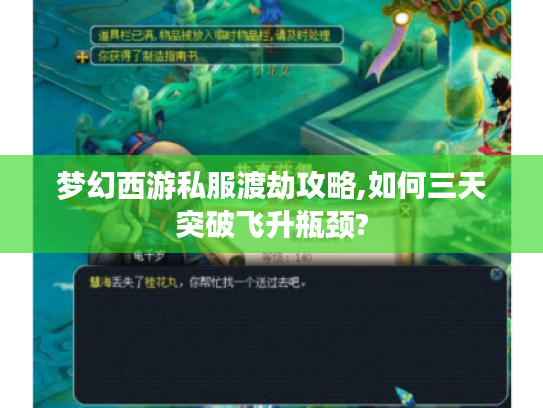 梦幻西游私服渡劫攻略,如何三天突破飞升瓶颈?