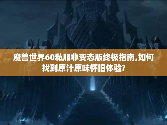 魔兽世界60私服非变态版终极指南,如何找到原汁原味怀旧体验?