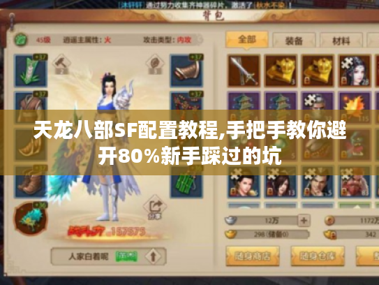 天龙八部SF配置教程,手把手教你避开80%新手踩过的坑