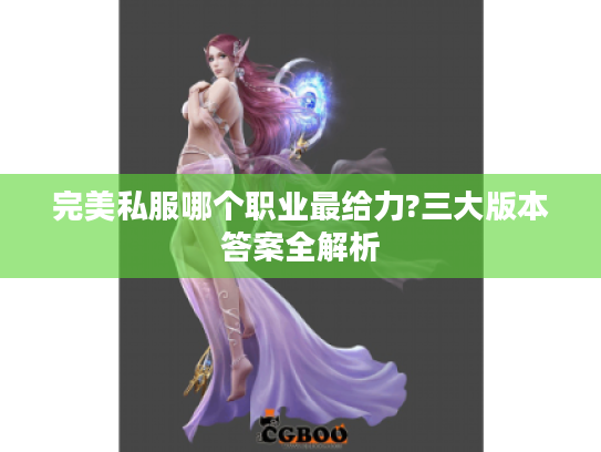 完美私服哪个职业最给力?三大版本答案全解析