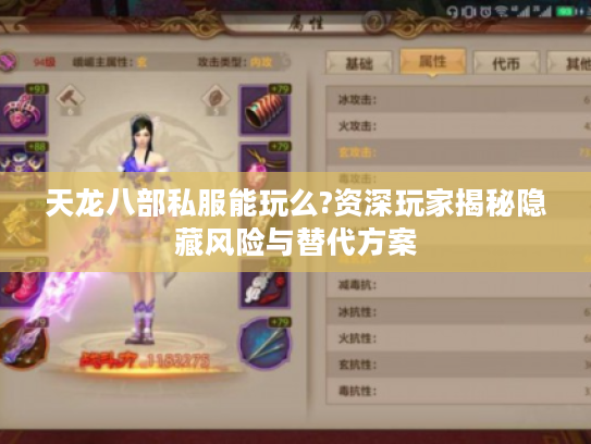 天龙八部私服能玩么?资深玩家揭秘隐藏风险与替代方案