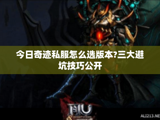 今日奇迹私服怎么选版本?三大避坑技巧公开