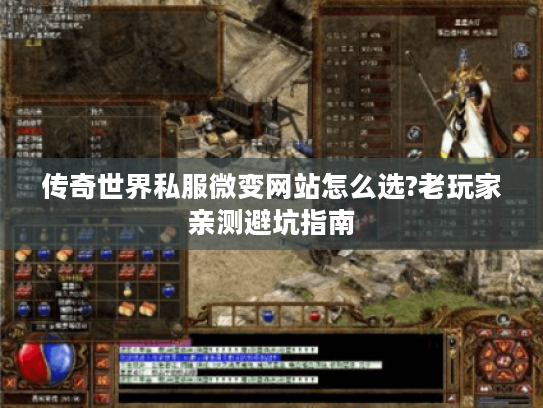 传奇世界私服微变网站怎么选?老玩家亲测避坑指南