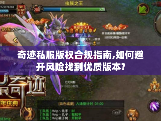 奇迹私服版权合规指南,如何避开风险找到优质版本?