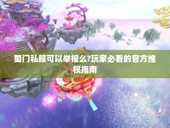 蜀门私服可以举报么?玩家必看的官方维权指南