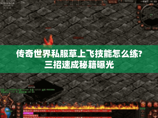 传奇世界私服草上飞技能怎么练?三招速成秘籍曝光