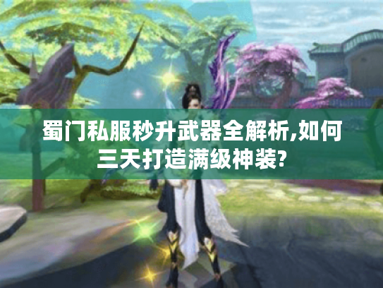 蜀门私服秒升武器全解析,如何三天打造满级神装?