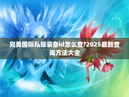 完美国际私服装备id怎么查?2025最新查询方法大全