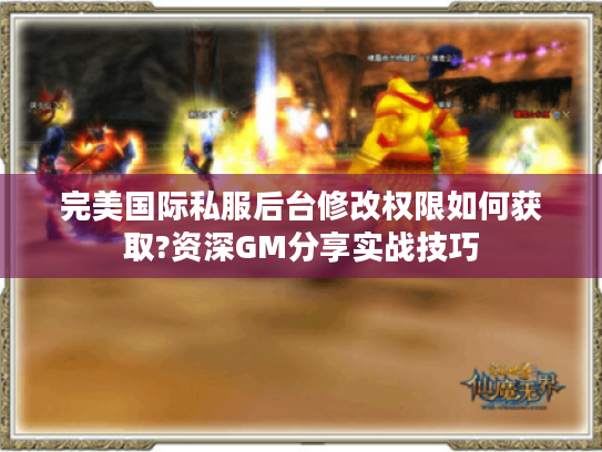 完美国际私服后台修改权限如何获取?资深GM分享实战技巧