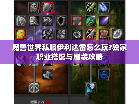 魔兽世界私服伊利达雷怎么玩?独家职业搭配与刷装攻略