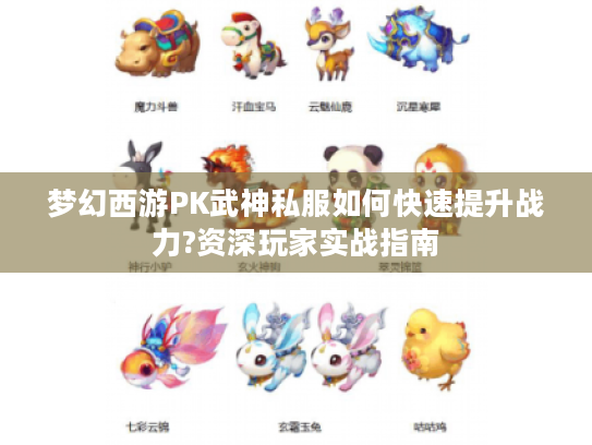 梦幻西游PK武神私服如何快速提升战力?资深玩家实战指南