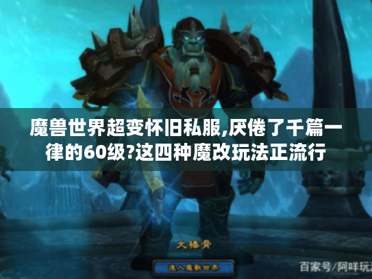 魔兽世界超变怀旧私服,厌倦了千篇一律的60级?这四种魔改玩法正流行