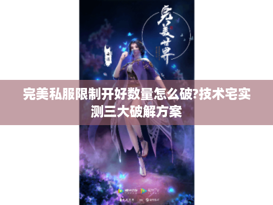 完美私服限制开好数量怎么破?技术宅实测三大破解方案