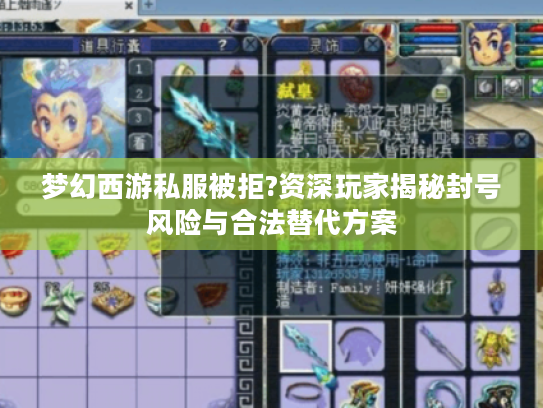 梦幻西游私服被拒?资深玩家揭秘封号风险与合法替代方案