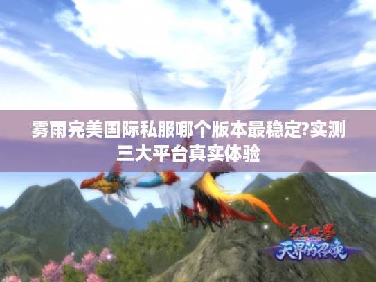 雾雨完美国际私服哪个版本最稳定?实测三大平台真实体验