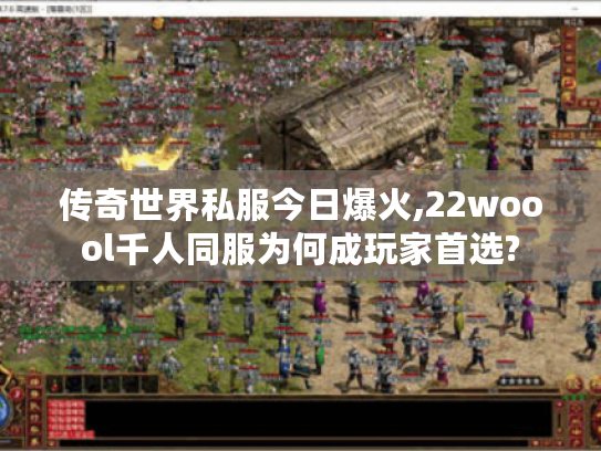传奇世界私服今日爆火,22woool千人同服为何成玩家首选?