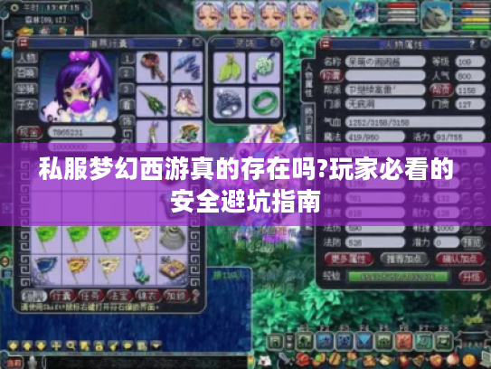 私服梦幻西游真的存在吗?玩家必看的安全避坑指南