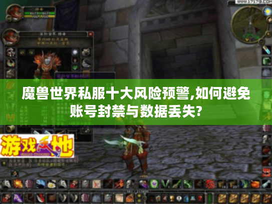 魔兽世界私服十大风险预警,如何避免账号封禁与数据丢失?