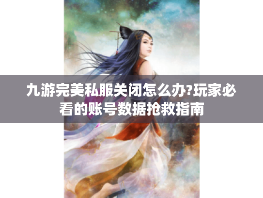 九游完美私服关闭怎么办?玩家必看的账号数据抢救指南