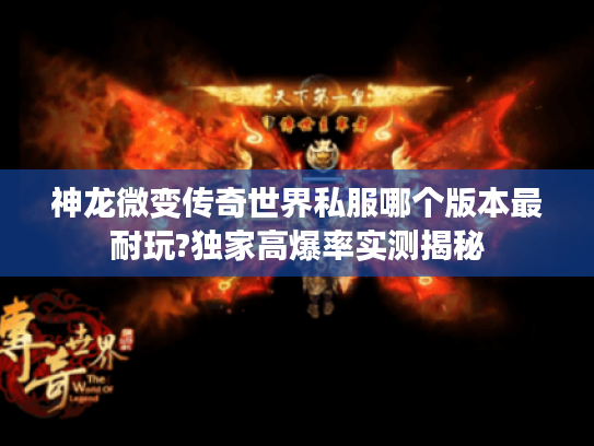 神龙微变传奇世界私服哪个版本最耐玩?独家高爆率实测揭秘