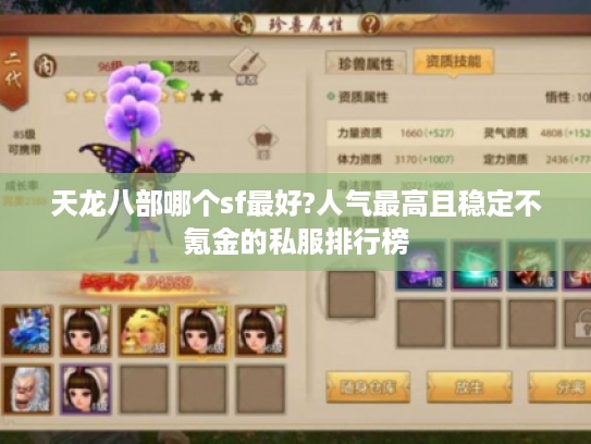 天龙八部哪个sf最好?人气最高且稳定不氪金的私服排行榜