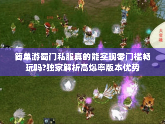 简单游蜀门私服真的能实现零门槛畅玩吗?独家解析高爆率版本优势