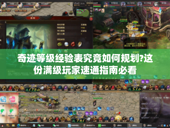 奇迹等级经验表究竟如何规划?这份满级玩家速通指南必看
