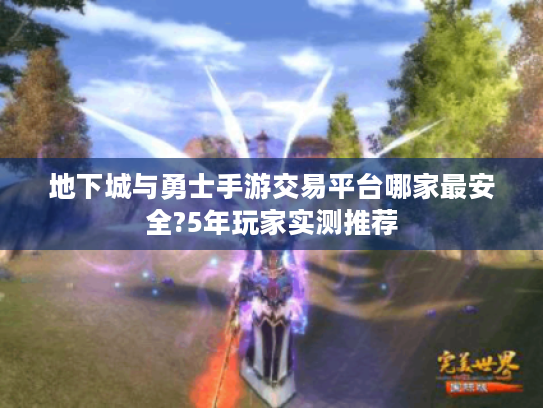 地下城与勇士手游交易平台哪家最安全?5年玩家实测推荐
