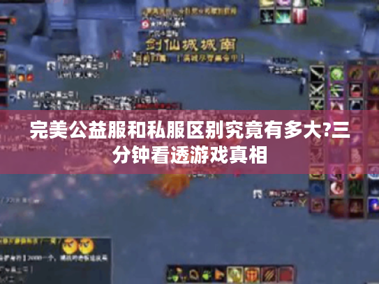 完美公益服和私服区别究竟有多大?三分钟看透游戏真相
