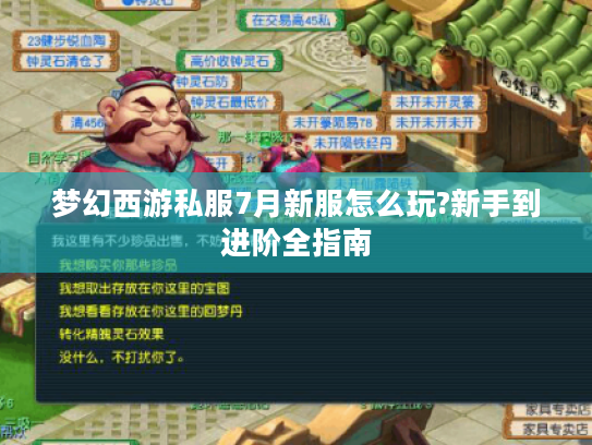 梦幻西游私服7月新服怎么玩?新手到进阶全指南